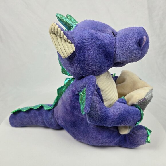 12” Cuddle Barn Duncan The Storytelling Dragon Talking Plush-Reads 5 Fairy Tales - Picture 4 of 8